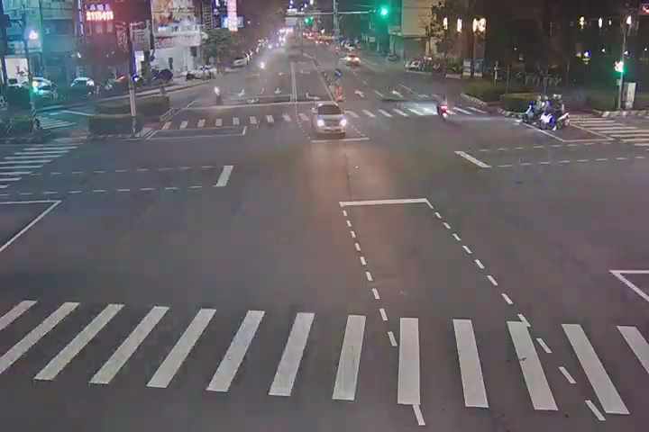 台中市東區進化路/精武路(右側車流往自由路)