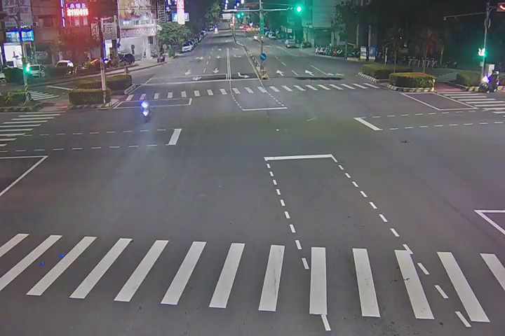 台中市東區進化路/精武路(右側車流往自由路)