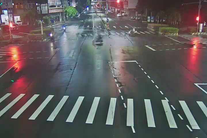 台中市東區進化路/精武路(右側車流往自由路)
