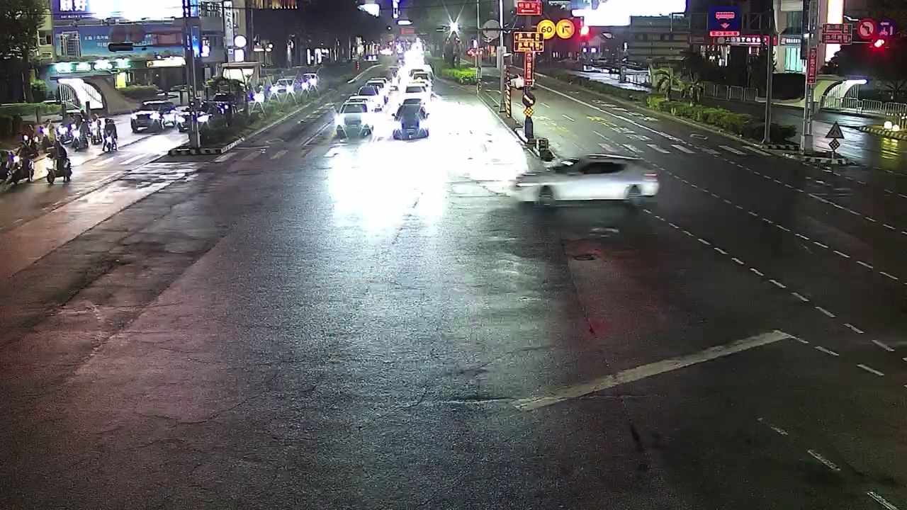 台中市道路 [03018]臺灣大道/忠明路(右側車流往台中車站),Taiwan Blvd/Zhongming Rd (Right side Traffic flow to Taichung Interchange) 距離705公尺