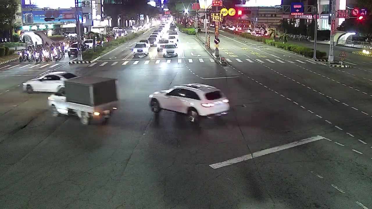 臺灣大道/忠明路(右側車流往台中車站)