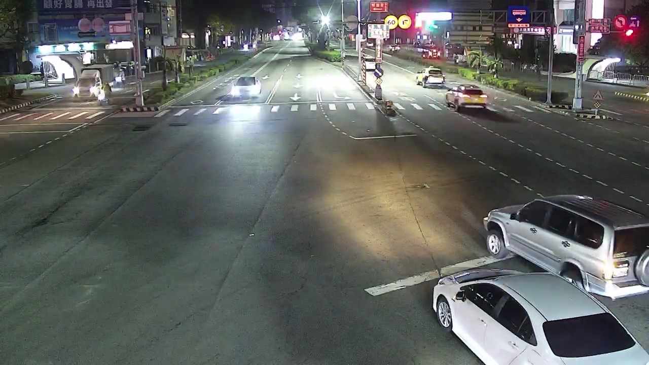 台中市西區臺灣大道/忠明路(右側車流往台中車站)