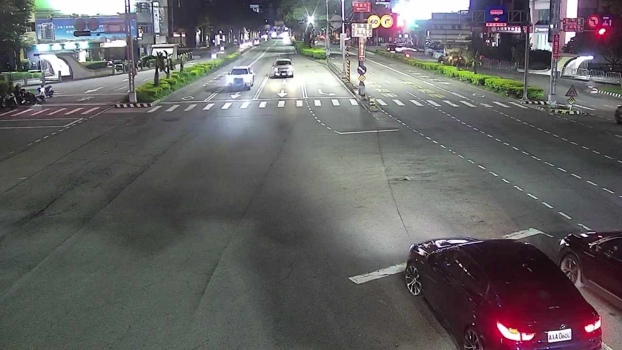 台中市西區臺灣大道/忠明路(右側車流往台中車站)