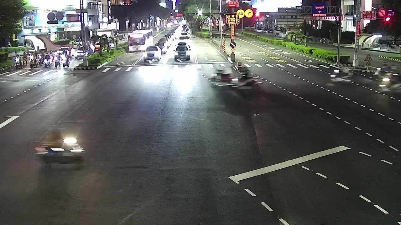 台灣大道/忠明路(右側車流往台中車站)