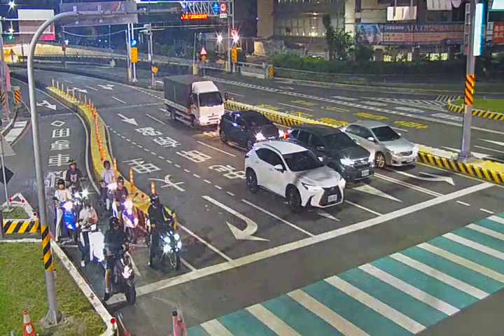 忠明南路/國光路(右側車流往建國路)