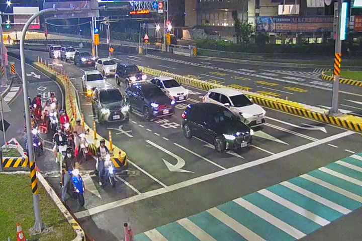 忠明南路/國光路(右側車流往建國路)