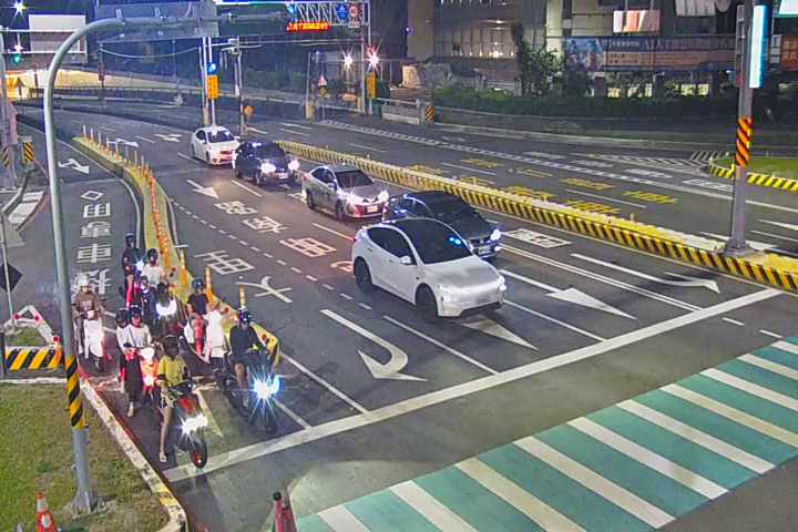 忠明南路/國光路(右側車流往建國路)