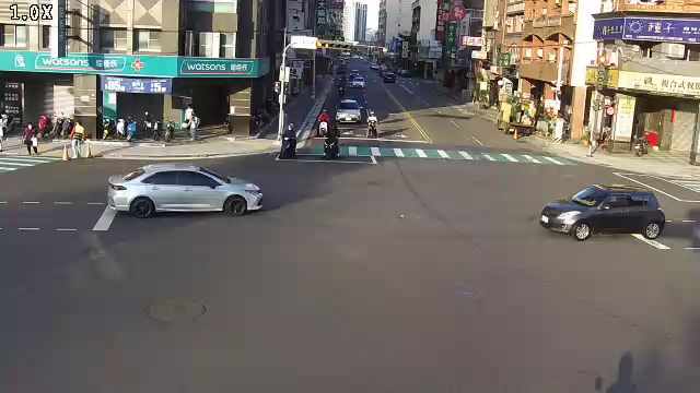 向上路/河南路(右側車流往環中路)