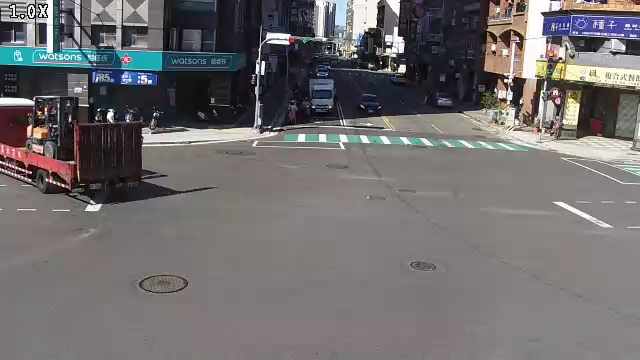 向上路/河南路(右側車流往環中路)