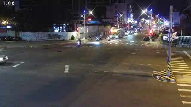 南京路/雙十路(右側車流往建成路)