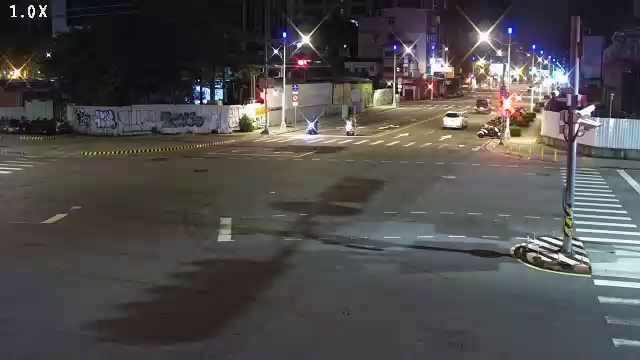 台中市中區南京路/雙十路(右側車流往建成路)