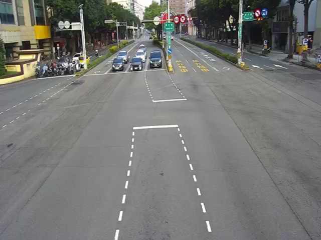 台灣大道/英才路(右側車流往台中交流道)