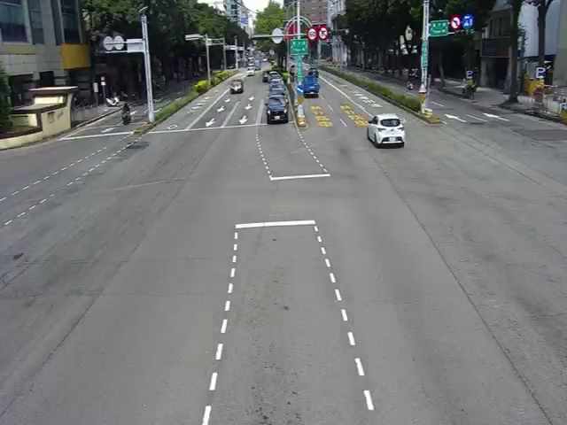 台灣大道/英才路(右側車流往台中交流道)