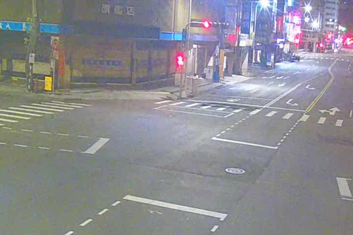 公益路/忠明南路(右側車流往市民廣場)