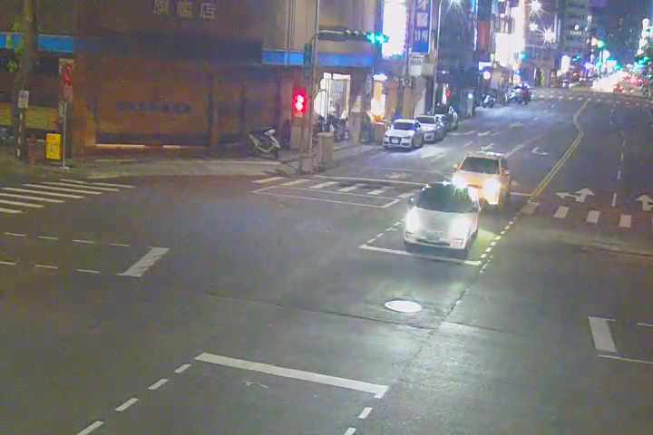 台中市西區公益路/忠明南路(右側車流往市民廣場)