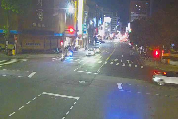 台中市西區公益路/忠明南路(右側車流往市民廣場)