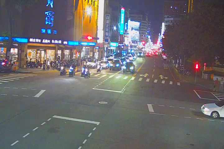 公益路/忠明南路(右側車流往市民廣場)