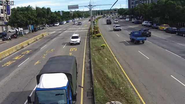 向上路六段(右側車流往環中路)