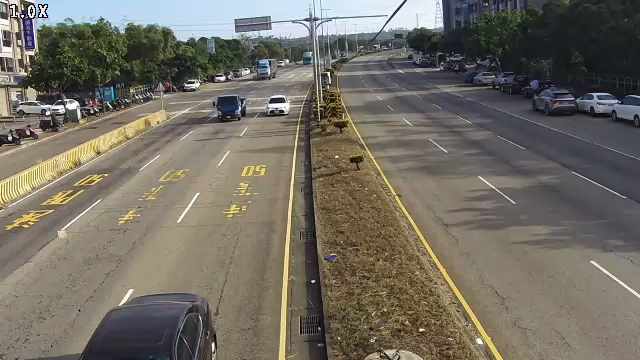 向上路六段(右側車流往環中路)