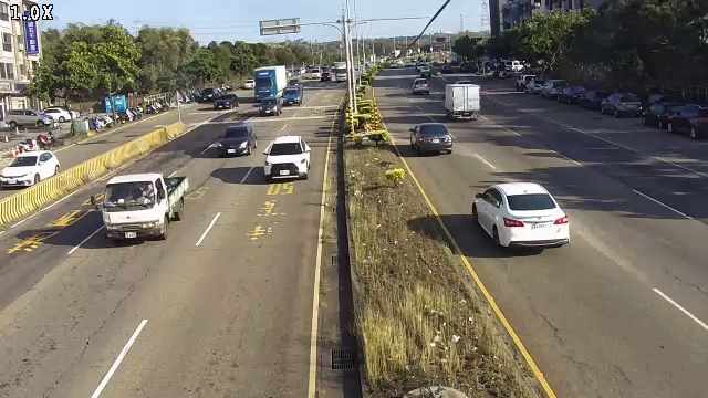 向上路六段(右側車流往環中路)