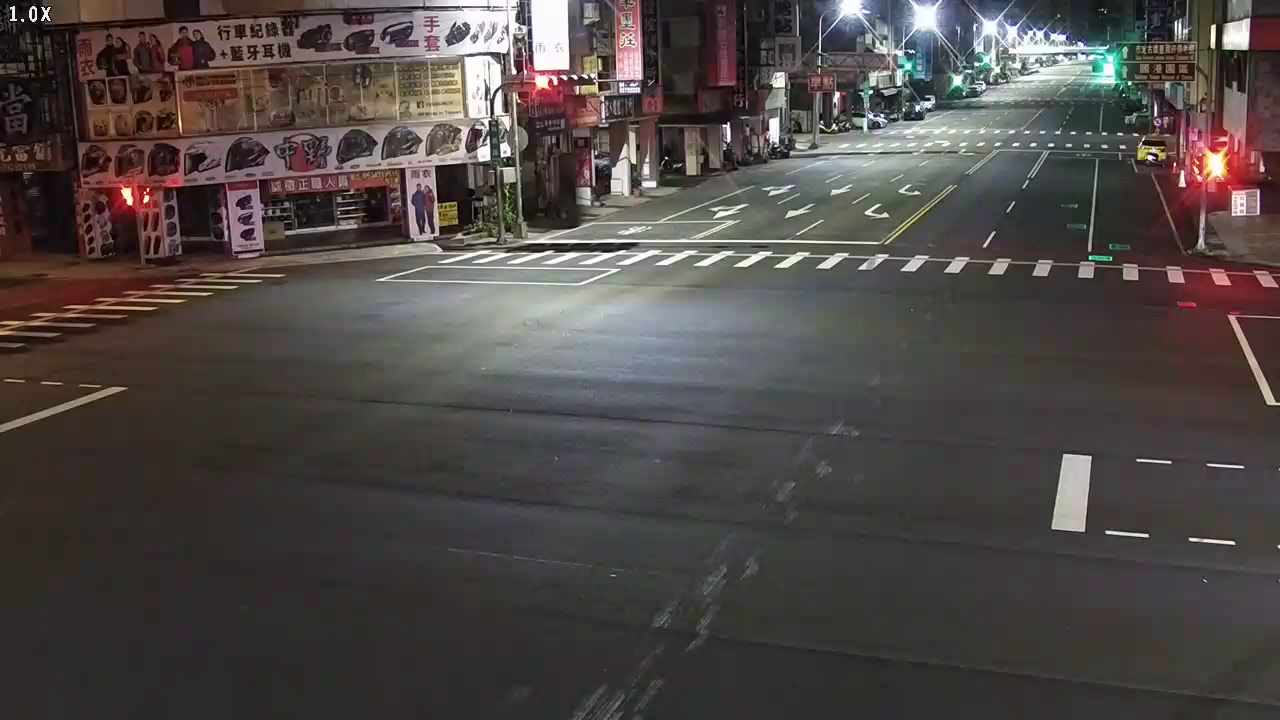 林森路/五權路(右側車流往建國路)