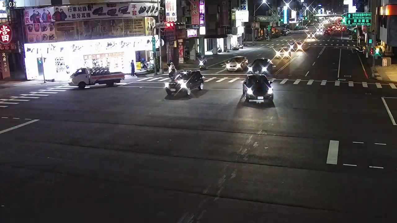 台中市西區林森路/五權路(右側車流往建國路)