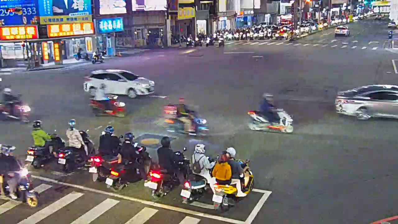 北屯路/文心路(右側車流往進化北路)