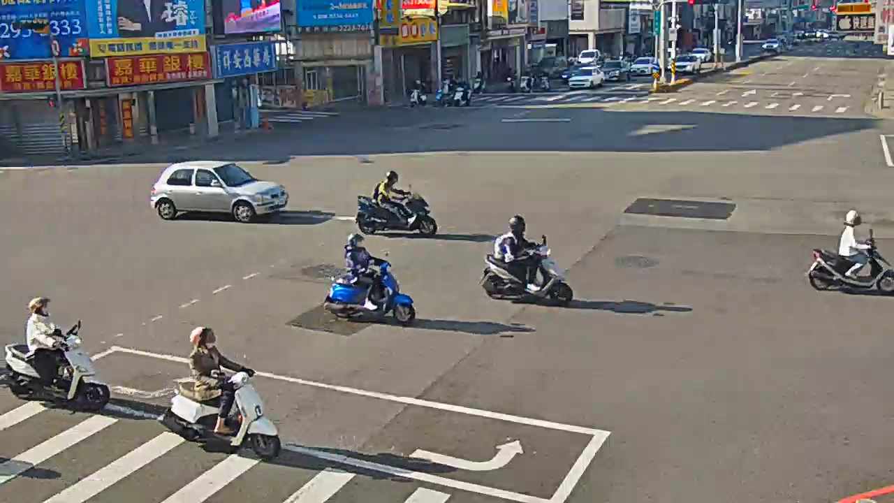 北屯路/文心路(右側車流往進化北路)