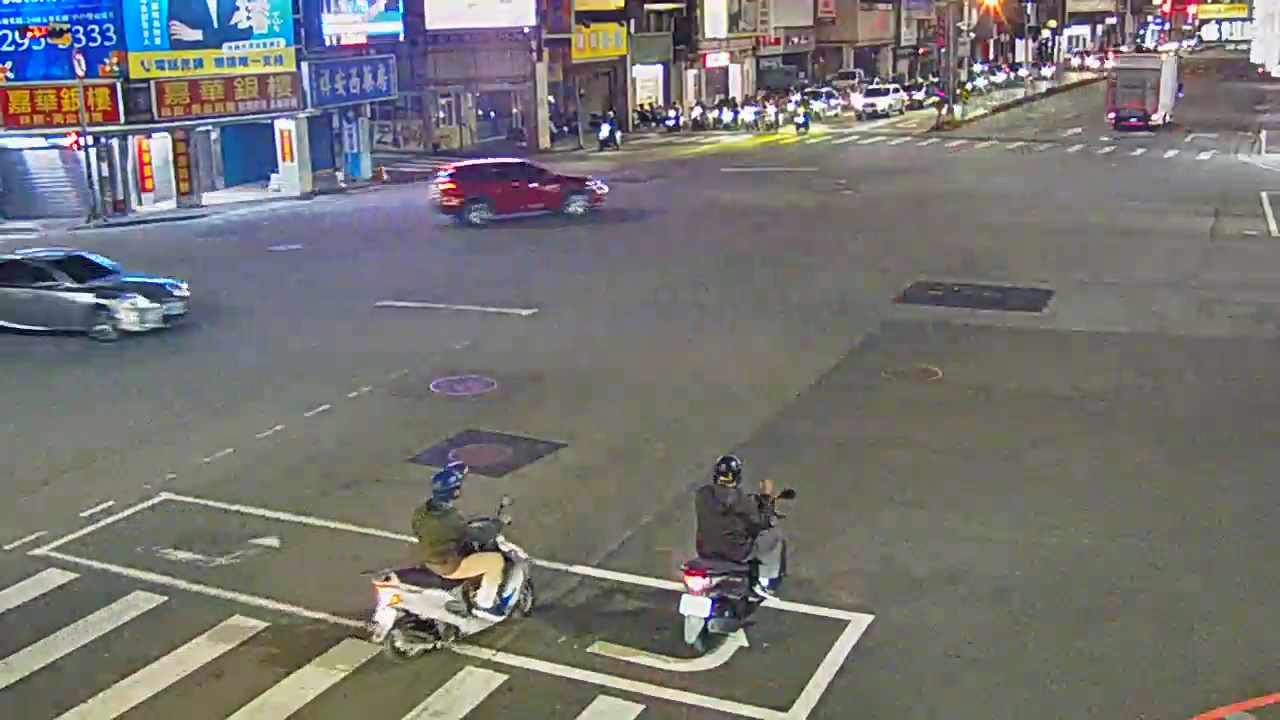 台中市北屯區北屯路/文心路(右側車流往進化北路)