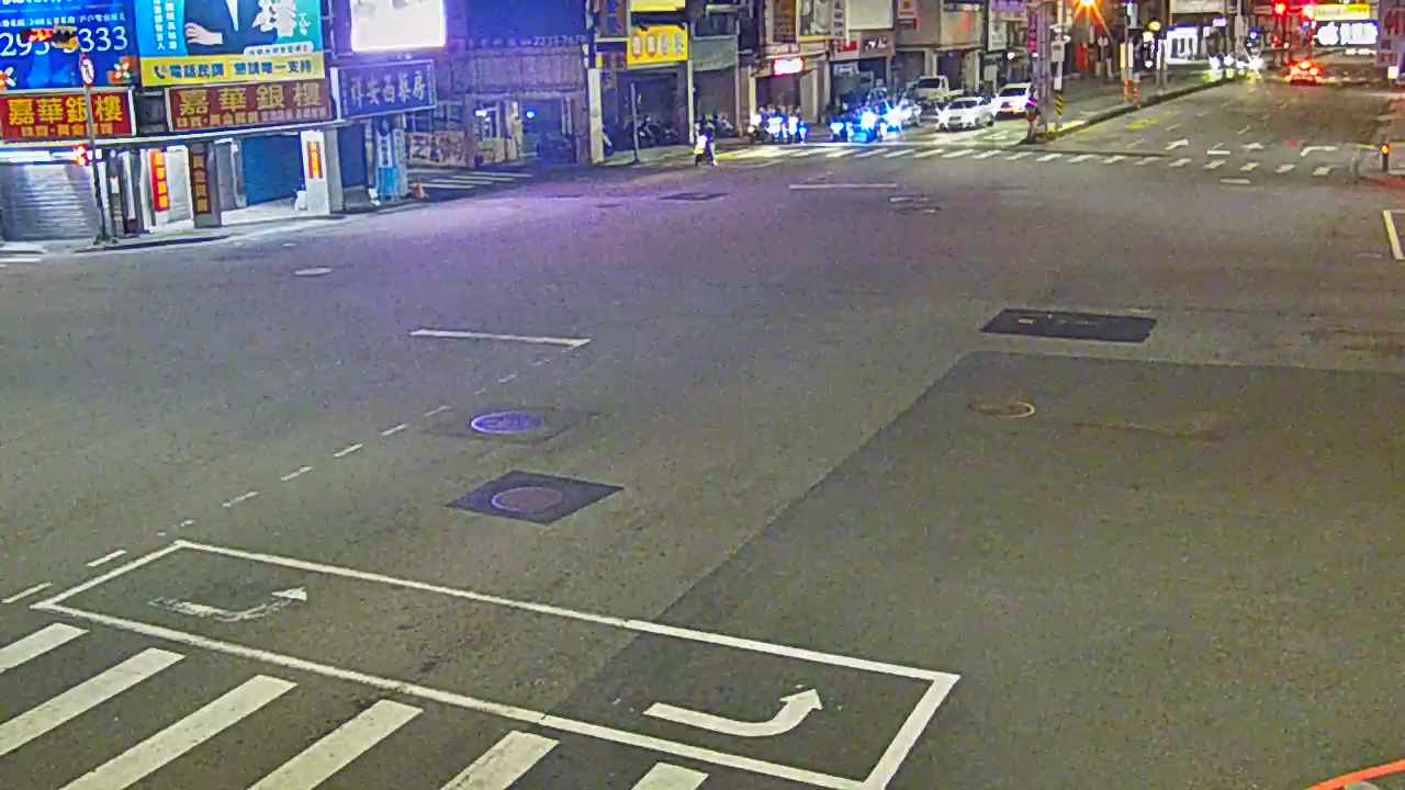 台中市北屯區北屯路/文心路(右側車流往進化北路)