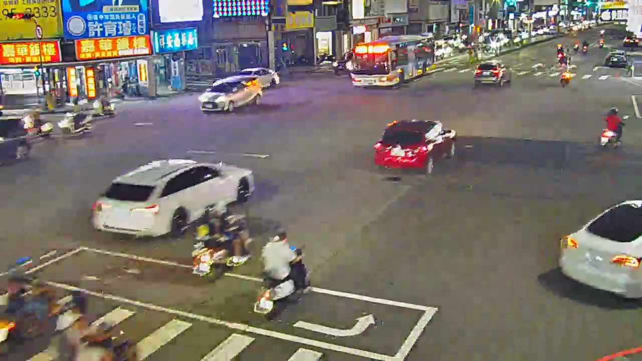 北屯路/文心路(右側車流往進化北路)